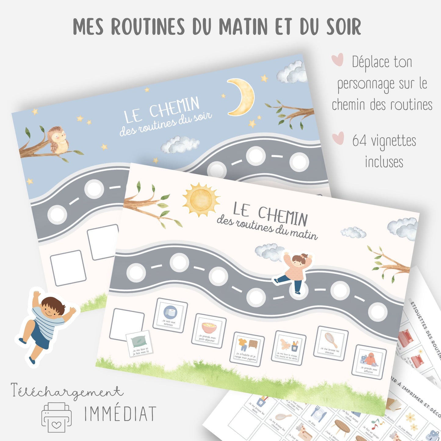Les chemins des routines Little Cabane