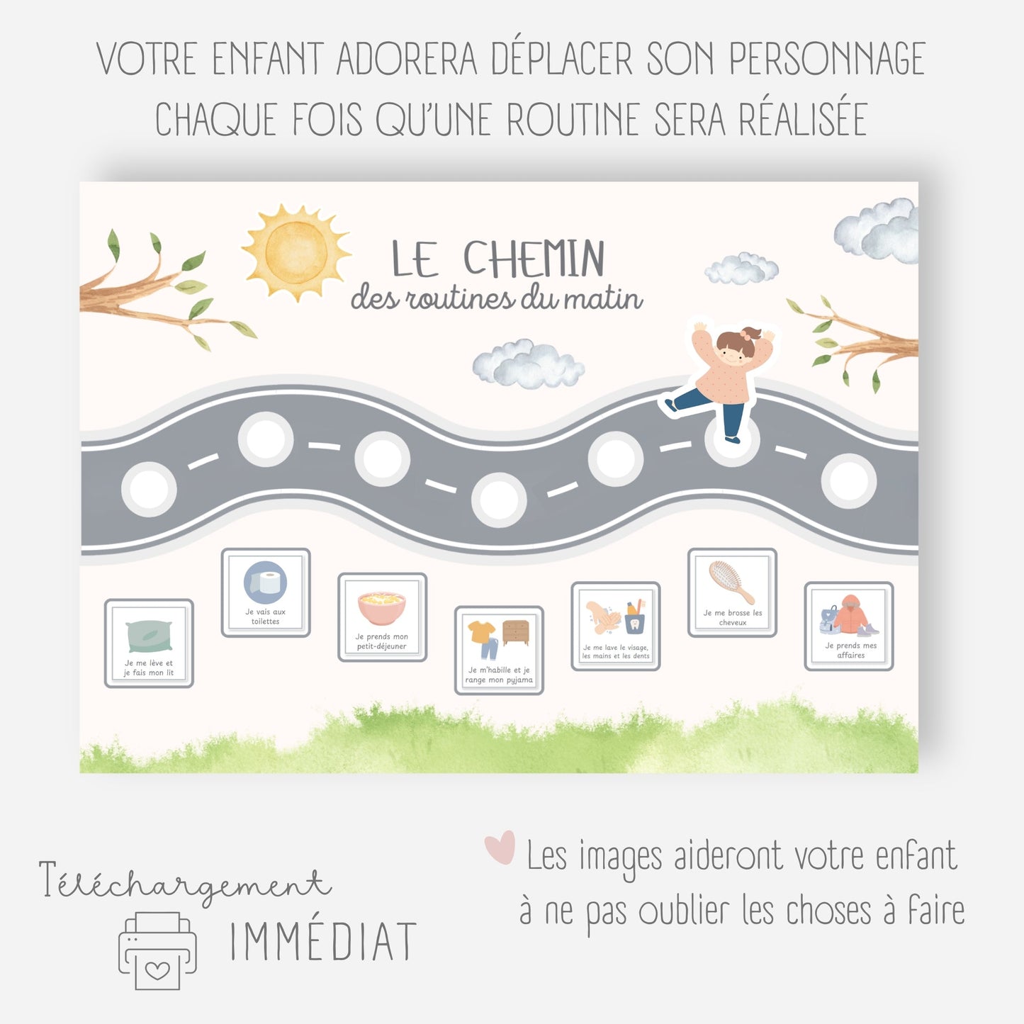 Les chemins des routines Little Cabane