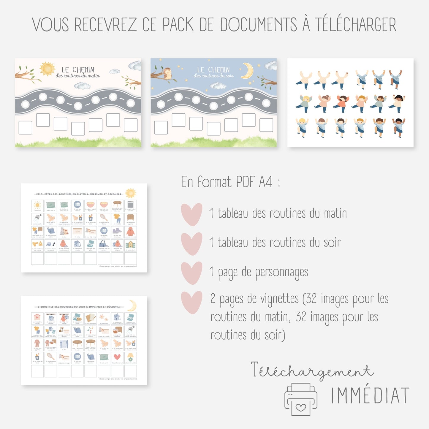 Les chemins des routines Little Cabane