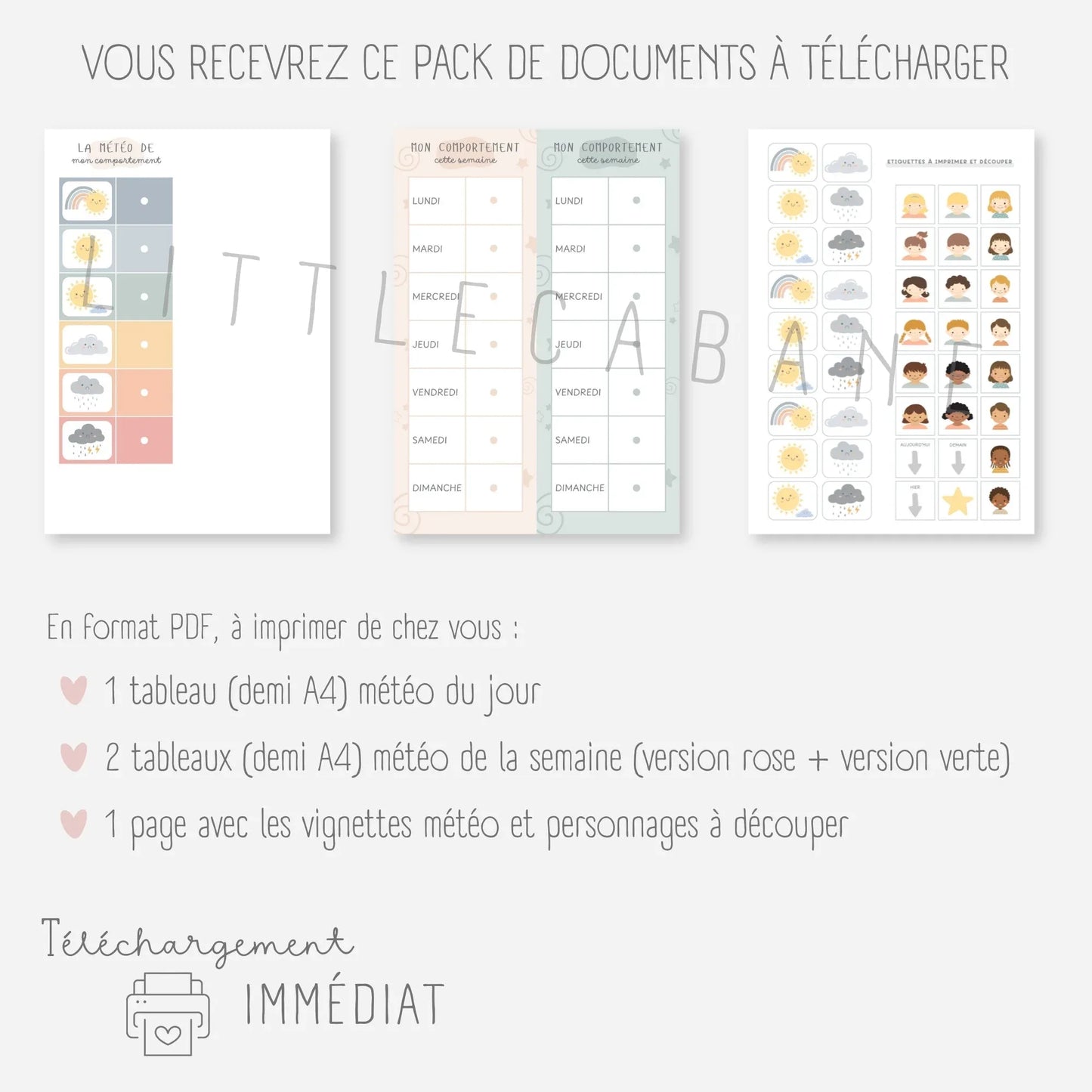 Météo du comportement - Little Cabane