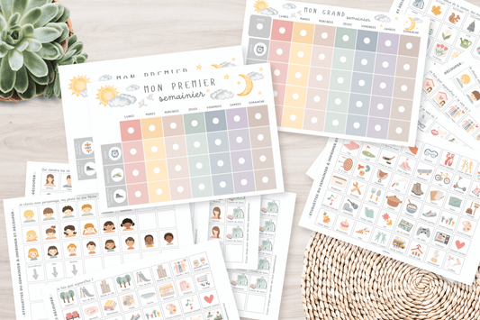 Le semainier, un outil visuel pour aider votre enfant à se repérer dans le temps