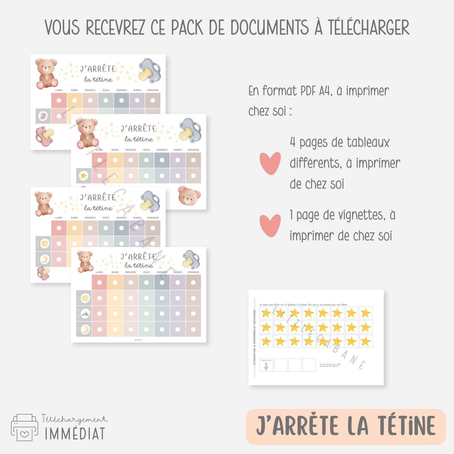 PACK Rentrée école maternelle, Semainiers, Routines, Calendriers et Tableaux de progrès
