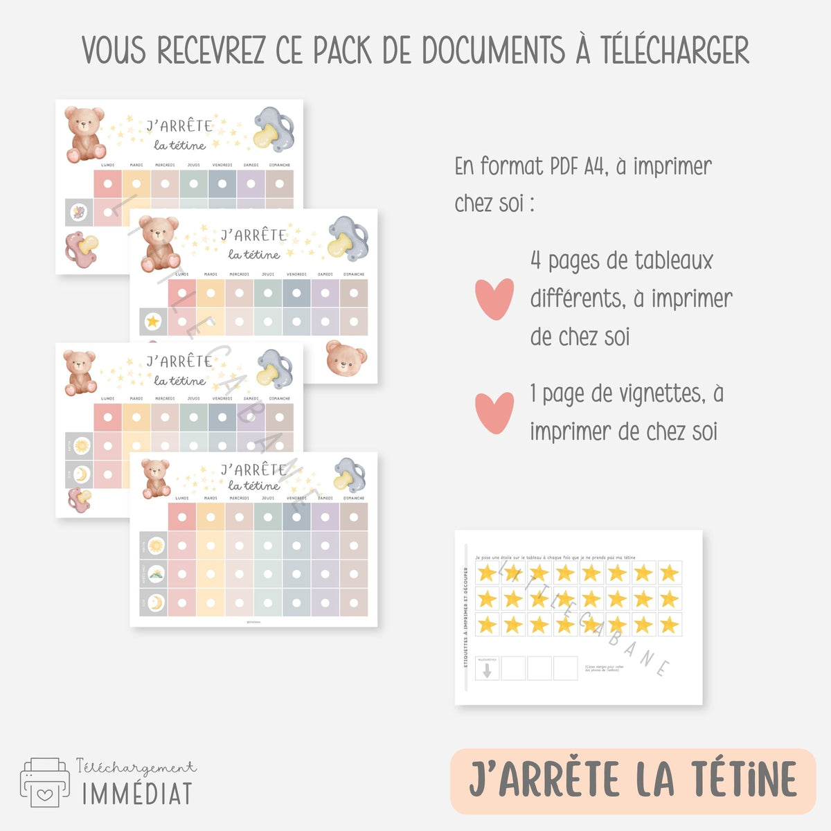 PACK Rentrée école maternelle, Semainiers, Routines, Calendriers et Tableaux de progrès
