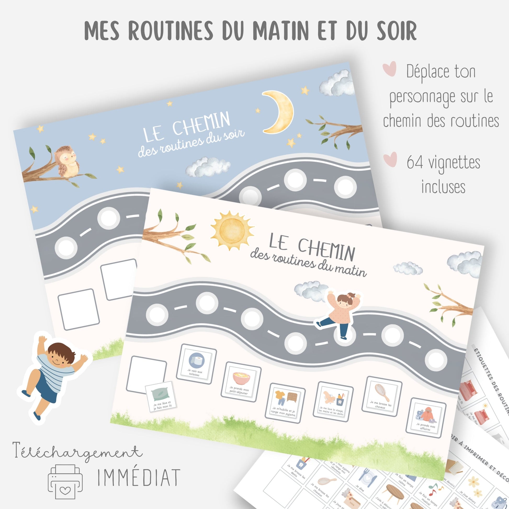 Les chemins des routines Little Cabane