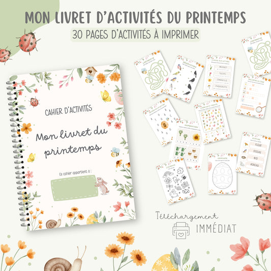 Cahier du printemps, Fiches printemps maternelle