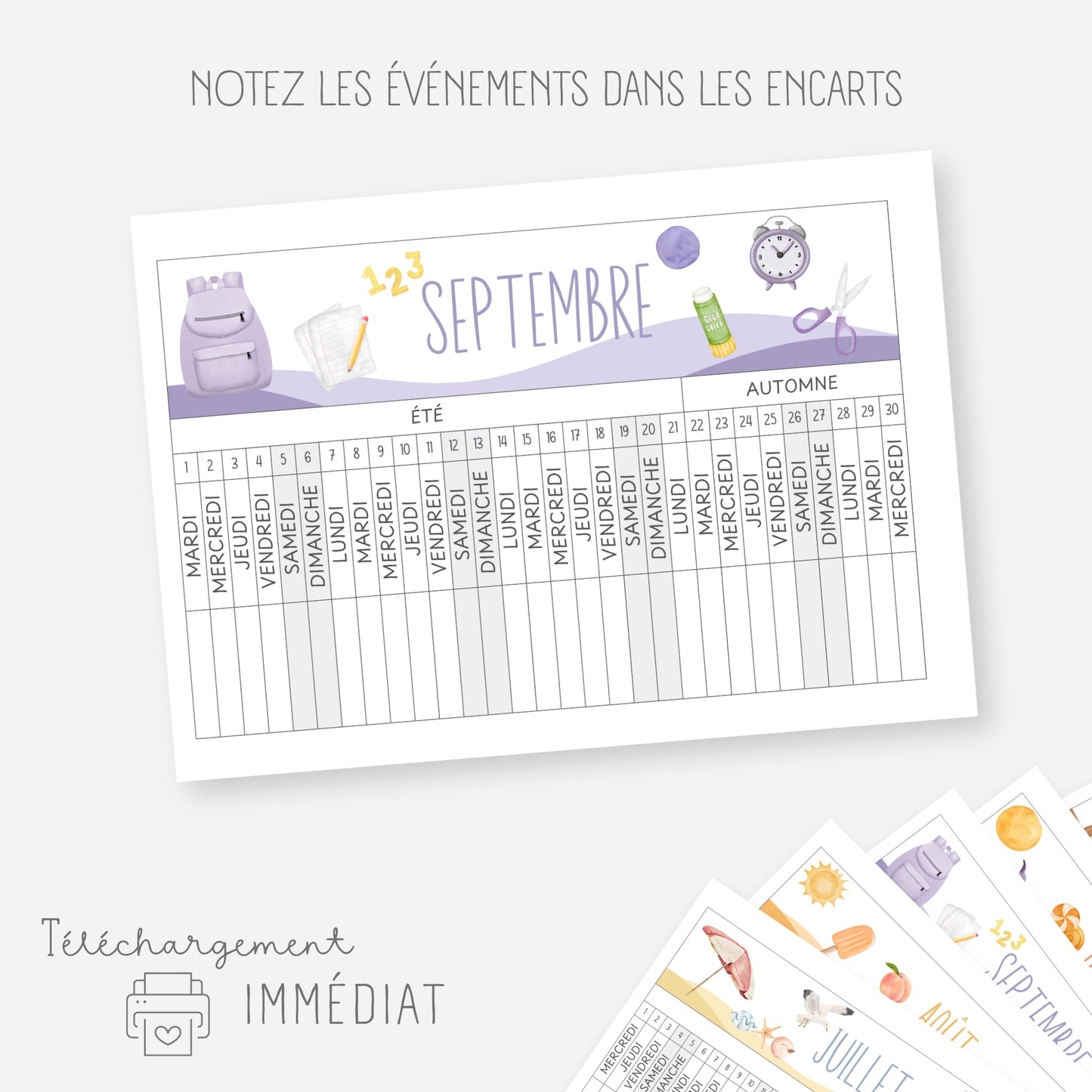 Poutre du temps Montessori 2026