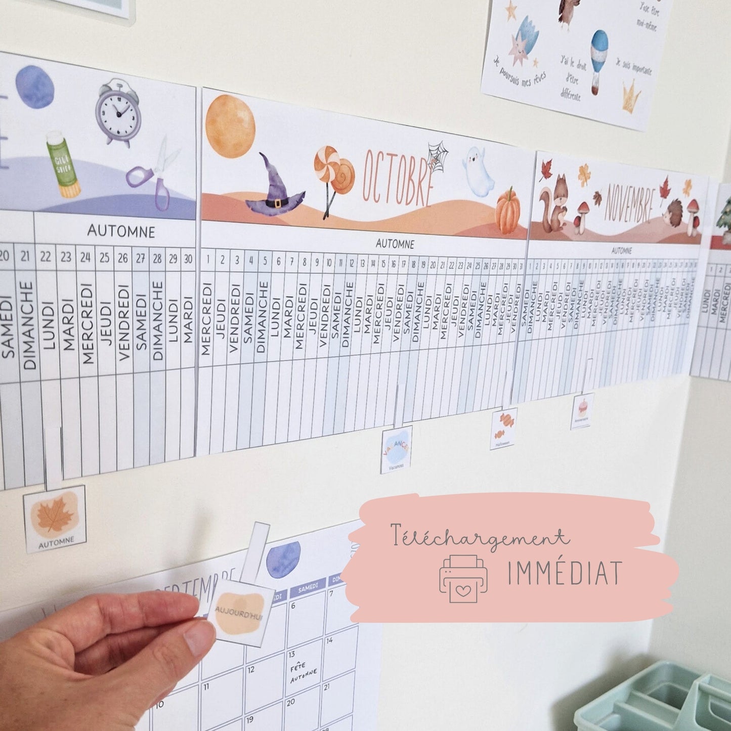 Poutre du temps Montessori 2026