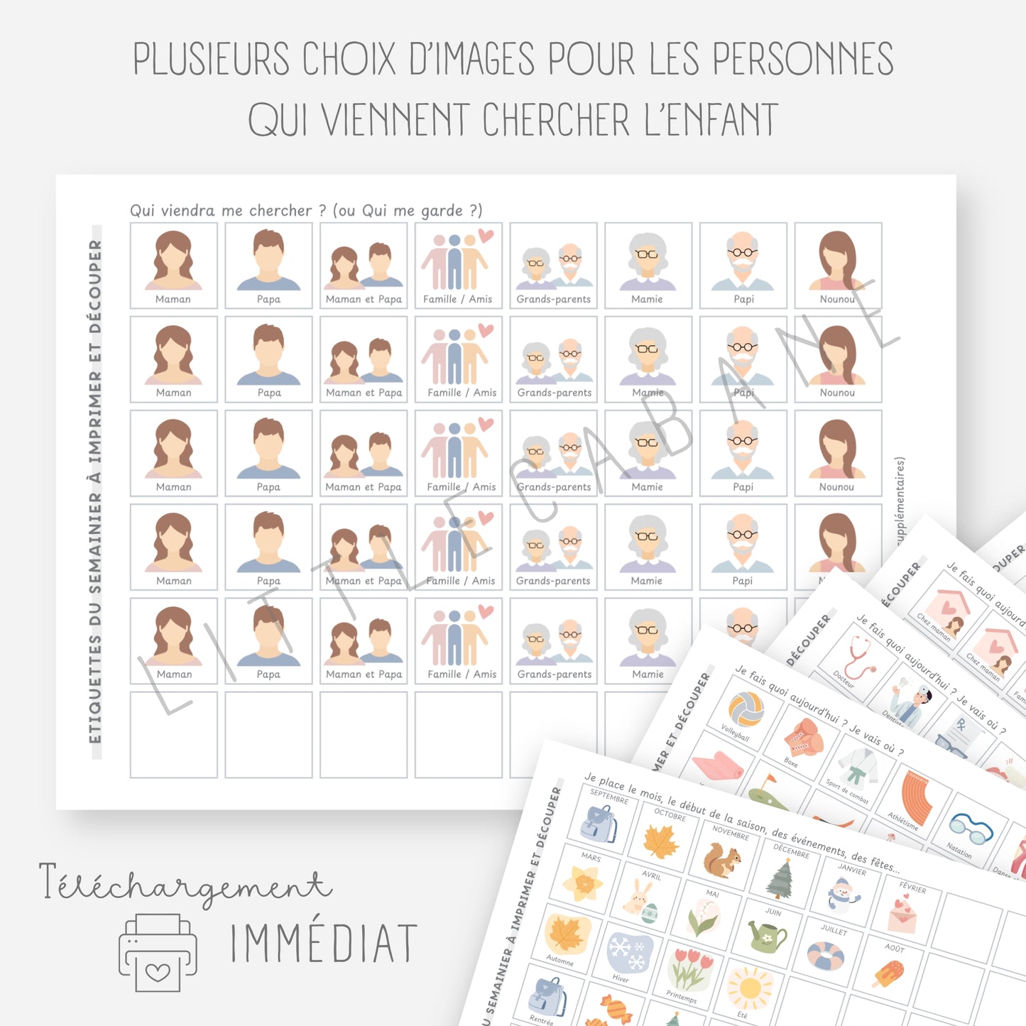 Mon grand semainier, 250 vignettes