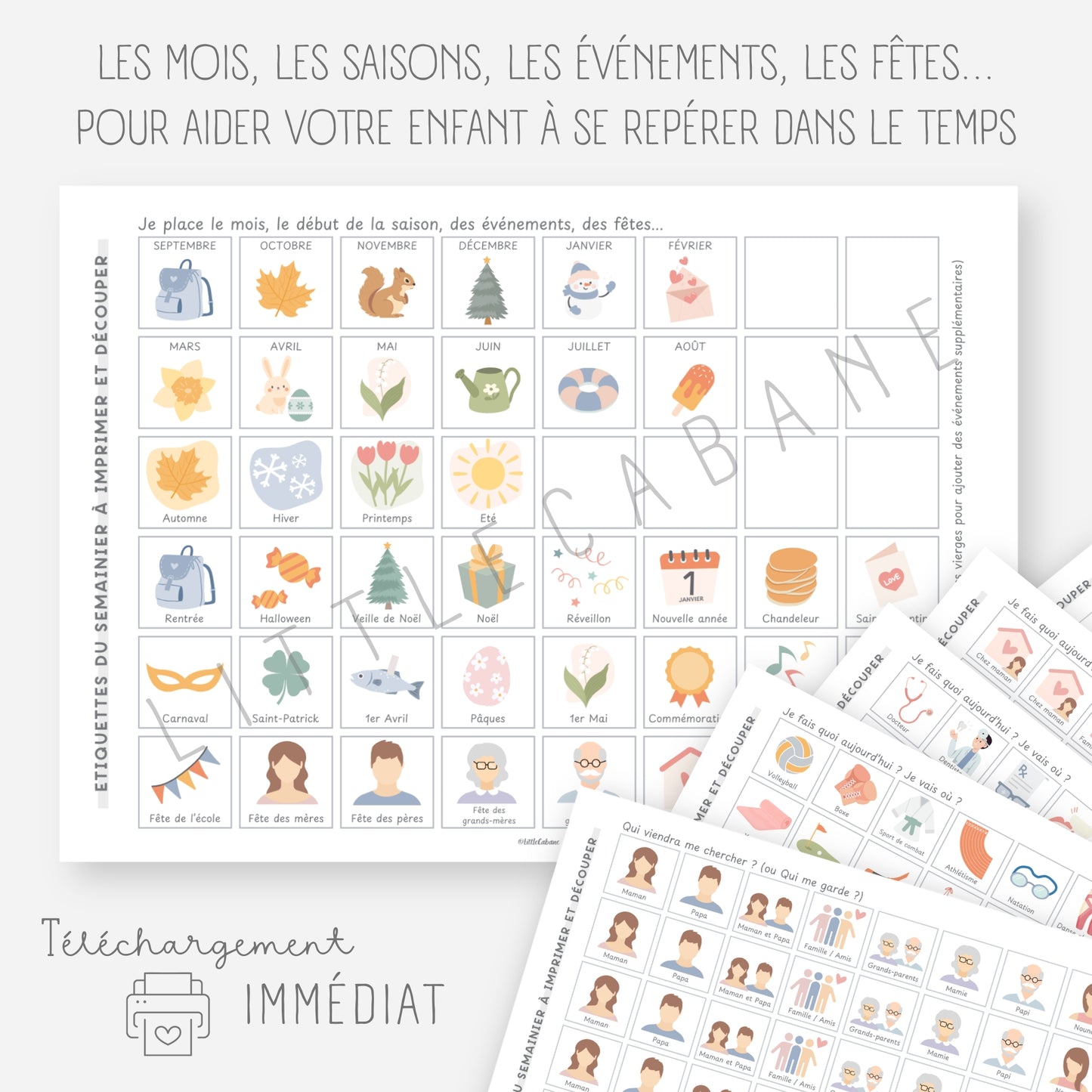 Mon grand semainier, 250 vignettes