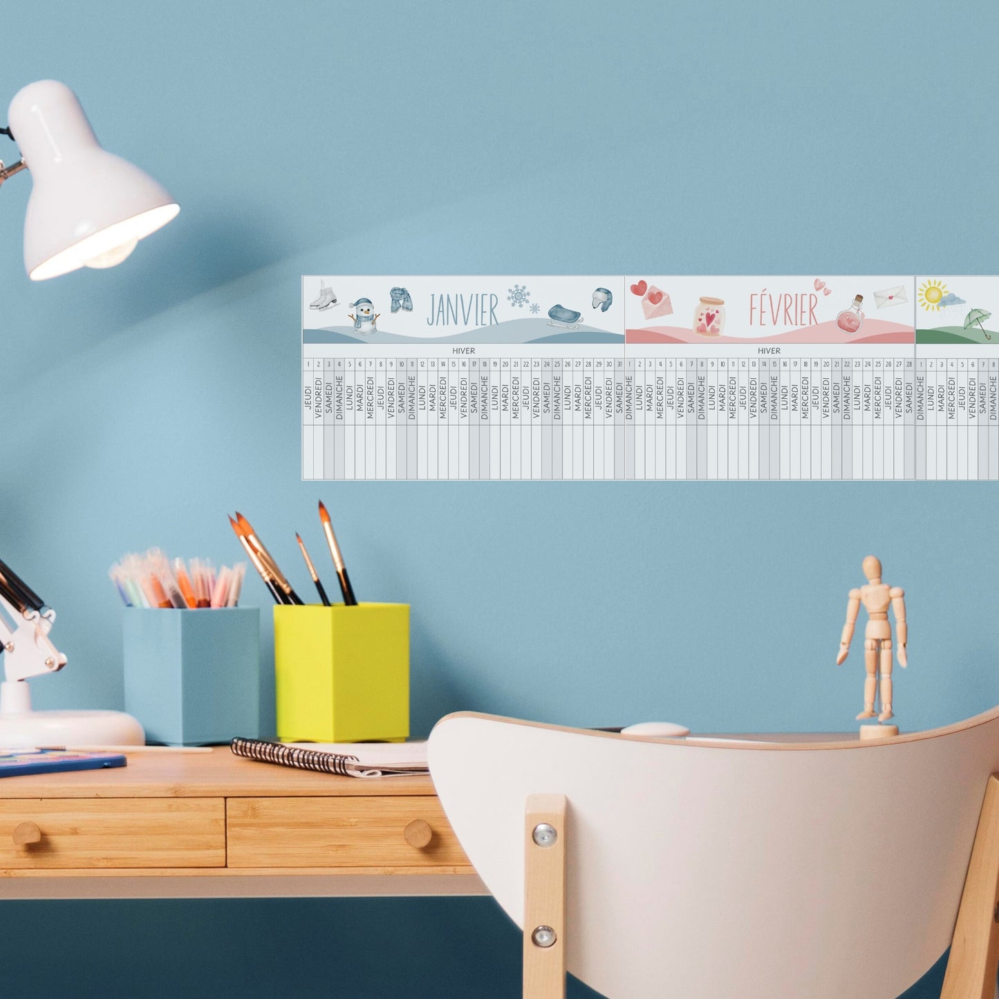 Poutre du temps Montessori 2026