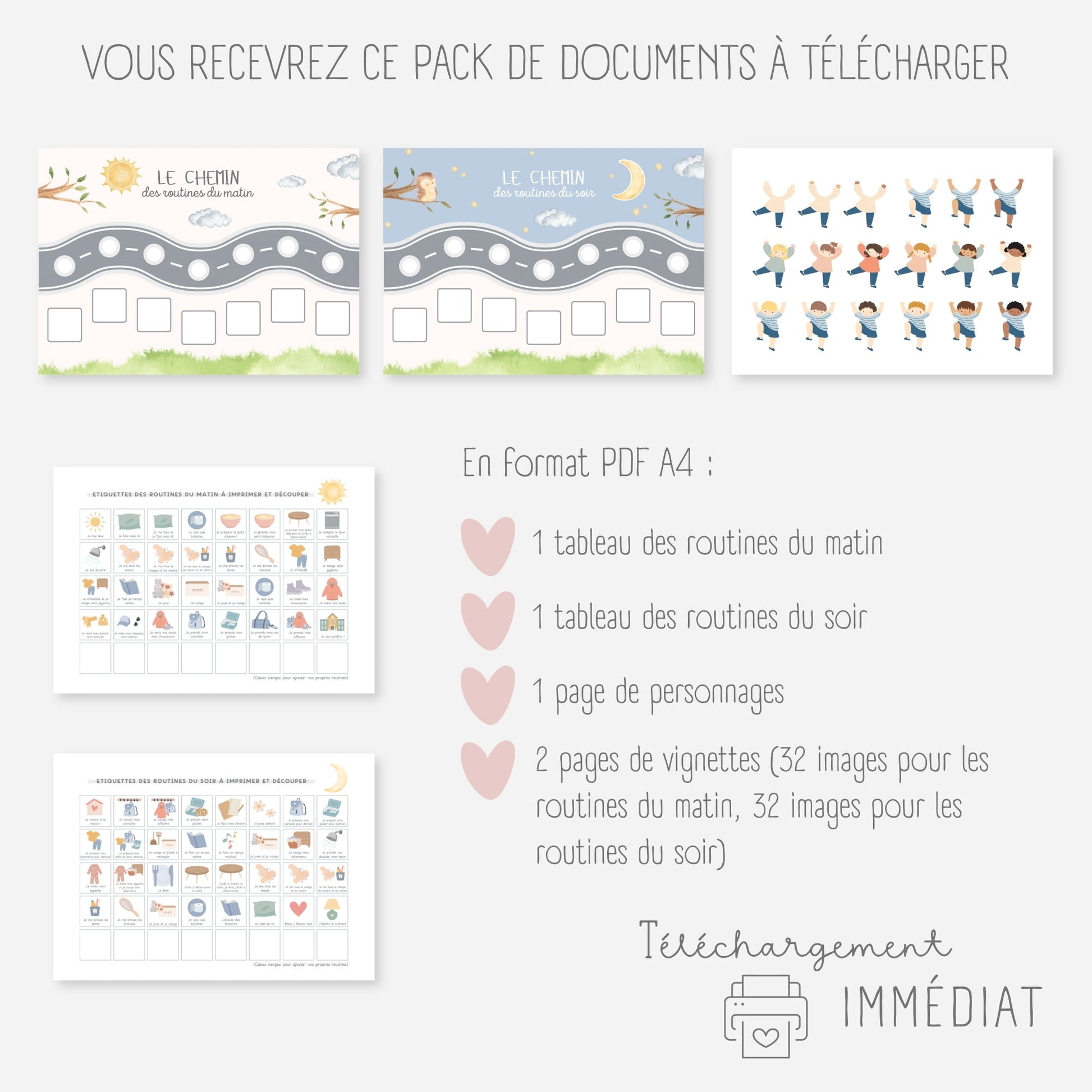 Les chemins des routines Little Cabane